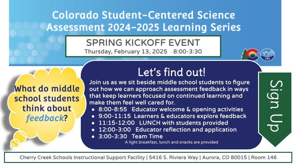 Spring Kickoff Event with agenda times